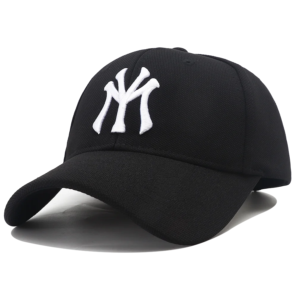 Black White Baseball Hat