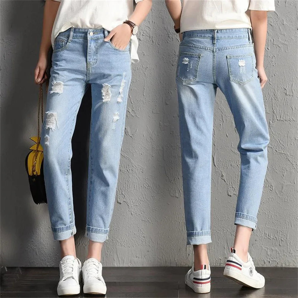 Calça Denim Slim Casual