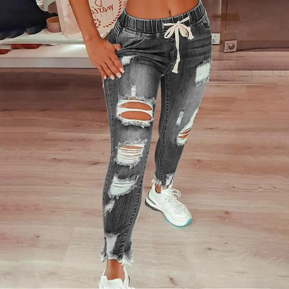 Calça Jeans Rasgada