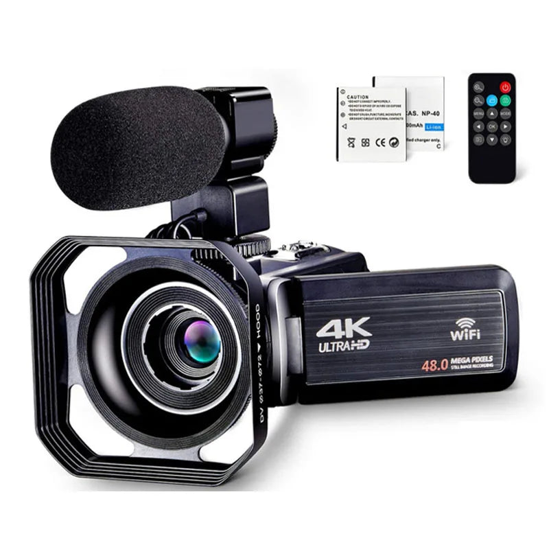 4K Ultra HD Video Camera 30MP WiFi | High-Quality Recording