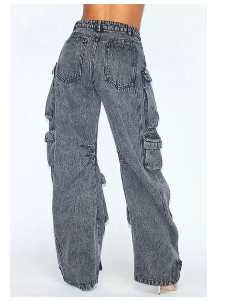 Calça Casual Jeans Feminina