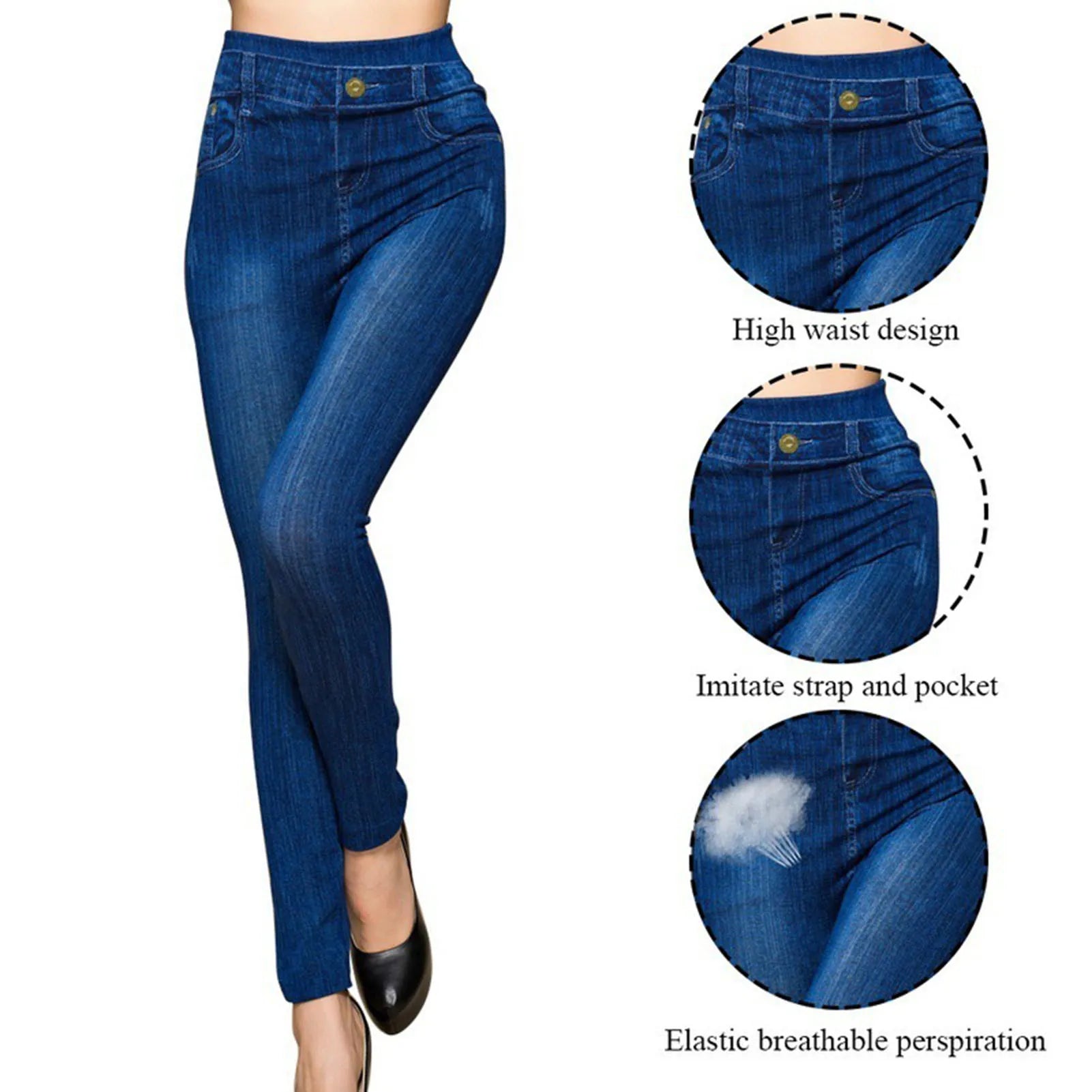 Calça Jeans Cintura Alta