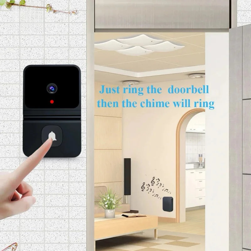 Visual alarm system doorbell