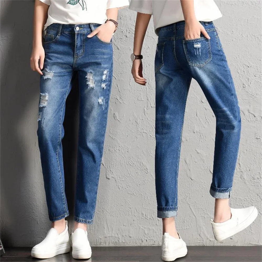 Calça Denim Slim Casual