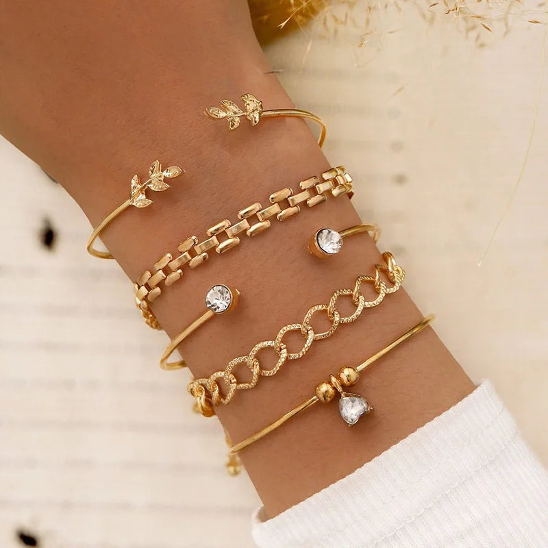 Golden Fashion Bracelet