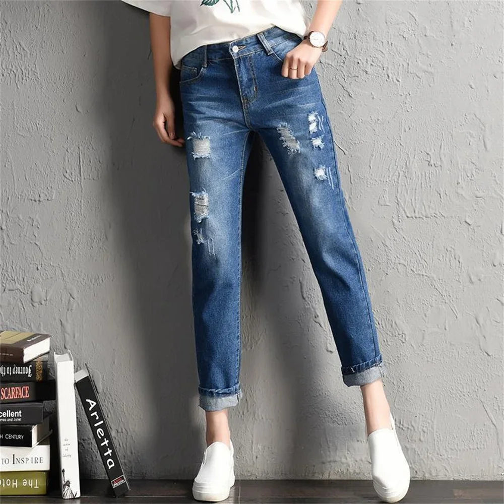 Slim Casual Denim Pants