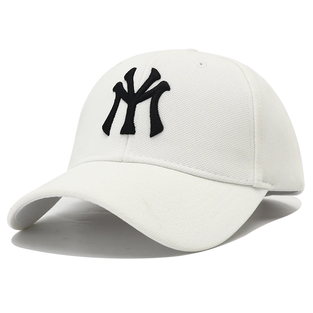 Black White Baseball Hat