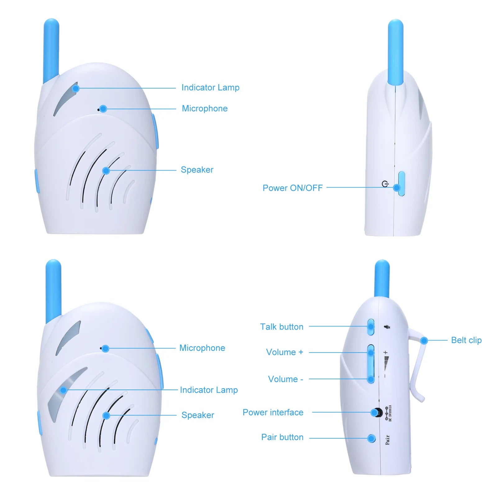 Wireless Baby Monitor Portable