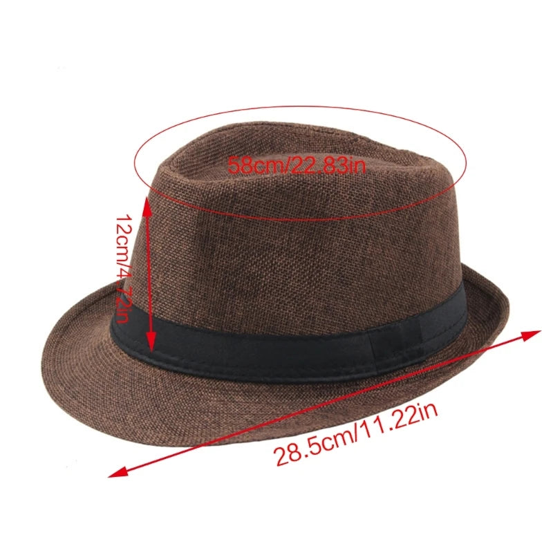 Men Classic Fedora Hat