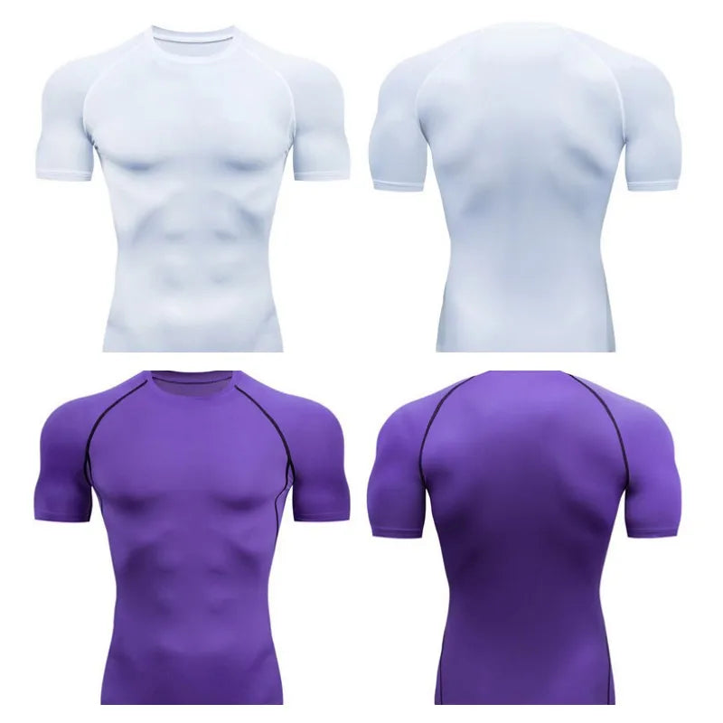 Men T Shirt Fitness Gym