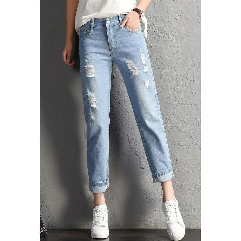 Slim Casual Denim Pants