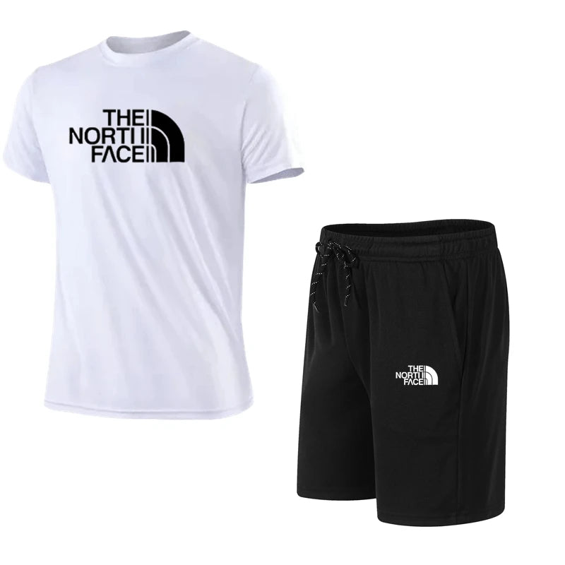 Summer Men's T-shirt+Shorts Set Men's