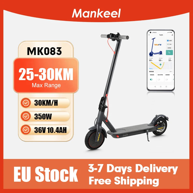 Electric Scooter Adult 350W 25KM/H Smart APP